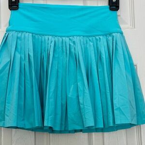 Aerie Aqua Pleated/Tennis Women's Skirt